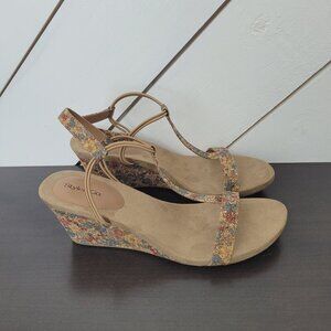 NEW Style & Co. Mulan Women 10.5 Cork Wedge Sandals  4CT